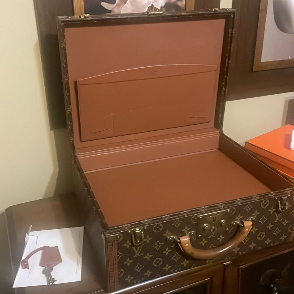 Louis Vuitton Monogram Cotoville 45 Hardcase Suitcase Trunk Luggage Briefcase - Picture 10 of 17